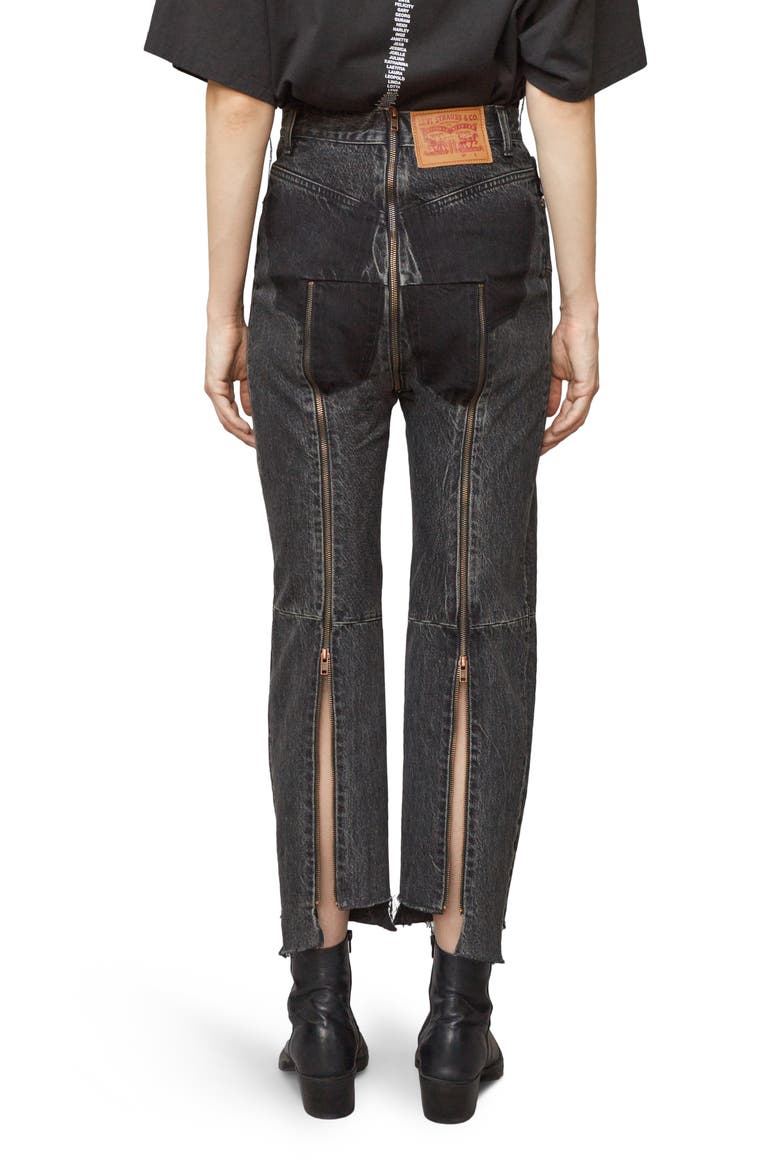 x Levi's® Reworked Jeans, Alternate, color, BLACK