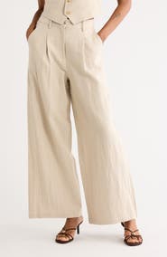 FRNCH Philo Linen & Cotton Pants