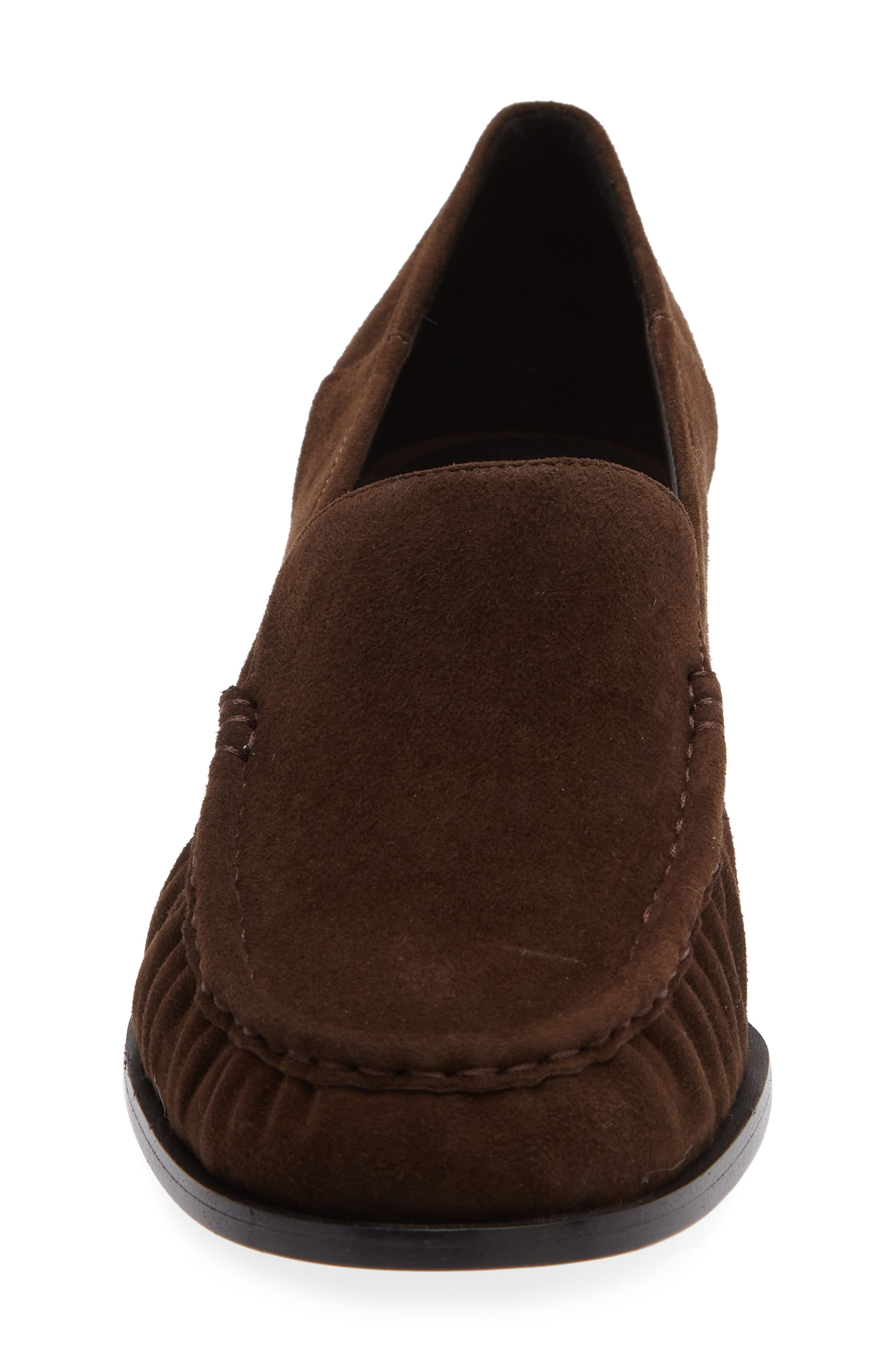 3.1 Phillip Lim Nadia Heeled Loafer, Alternate, color, Chocolate
