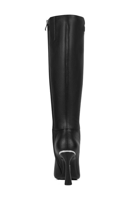 Dkny Carmel Pointed Toe Knee High Boot In Black