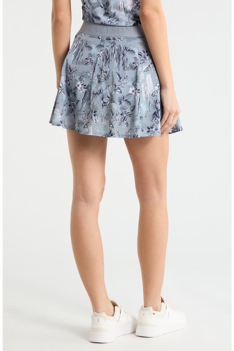 Night Lurk Phoenix Performance Print Skort, Alternate, color, BLUESTONE