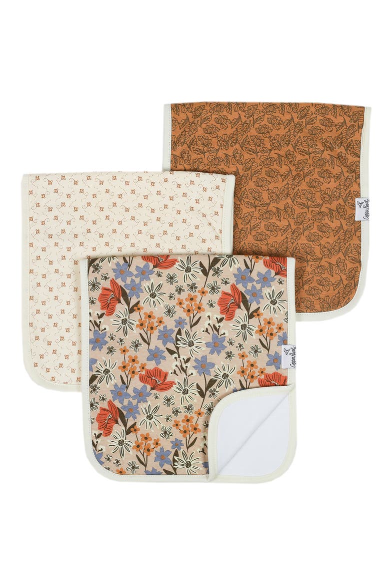 3-Pack Burp Cloths, Main, color, EDEN