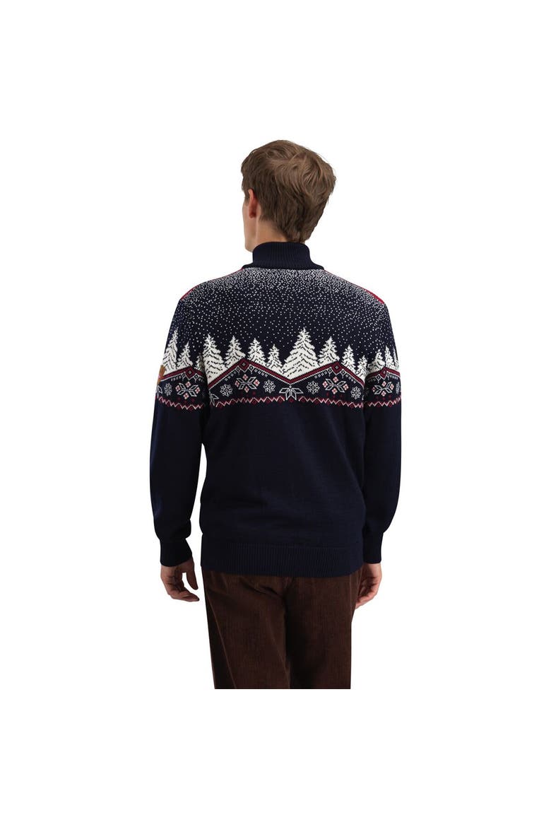 Dale Christmas Sweater - Men's, Alternate, color, Navy/Off White/Red Rose2