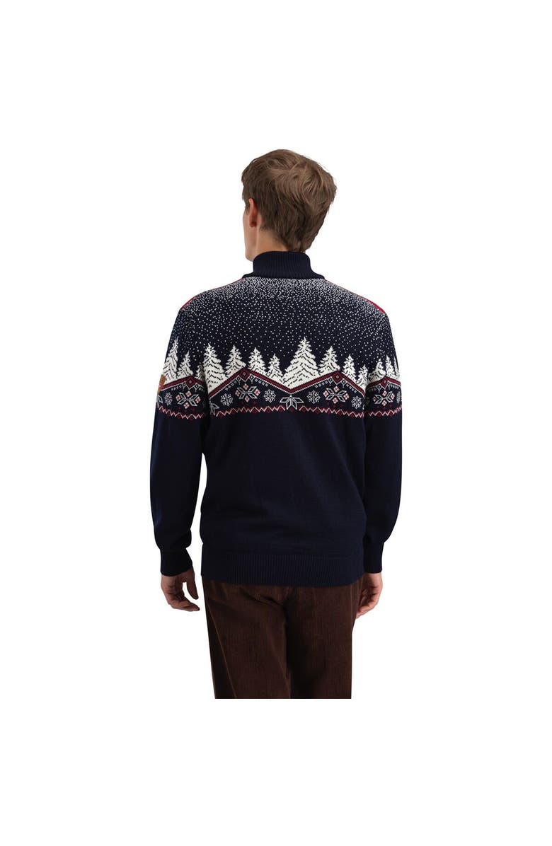 Dale of Norway Dale Christmas Sweater - Men's, Alternate, color, Navy/Off White/Red Rose2
