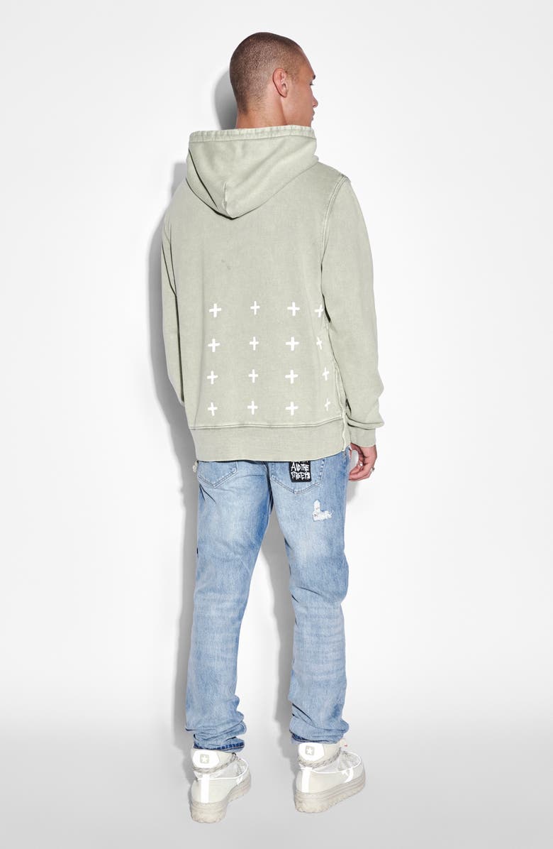 Ksubi Resist Kash Cotton Loopback Fleece Hoodie, Alternate, color,
