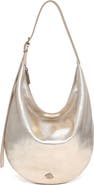 New Amsterdam Leatherworks Wyatt Metallic Hobo Bag