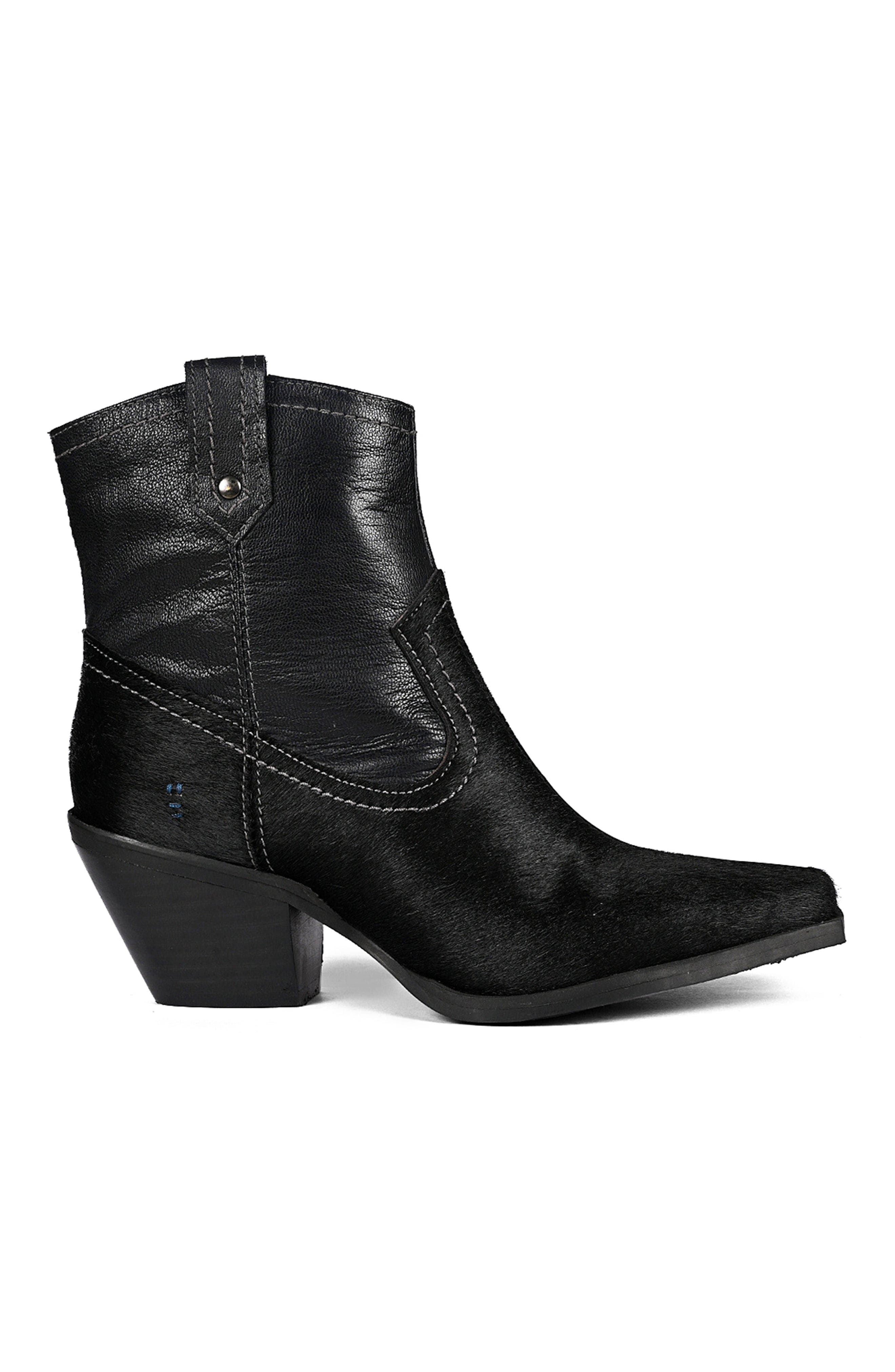 ROAN Ovis Short Western Boot, Alternate, color, Black Bear Mhd