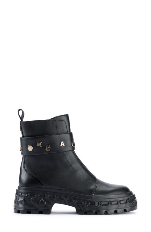 Karl Lagerfeld Paris Latisha Lug Sole Bootie In Black