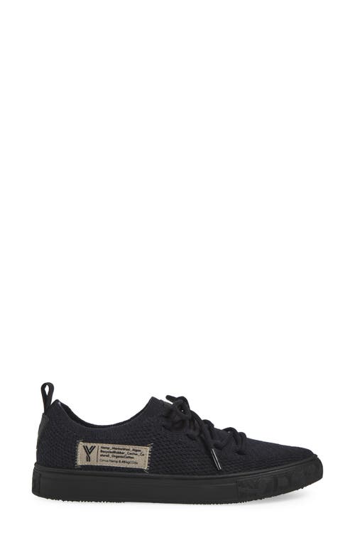 Yy Nation Cirrus Hemp & Wool Low Top Sneaker In Black