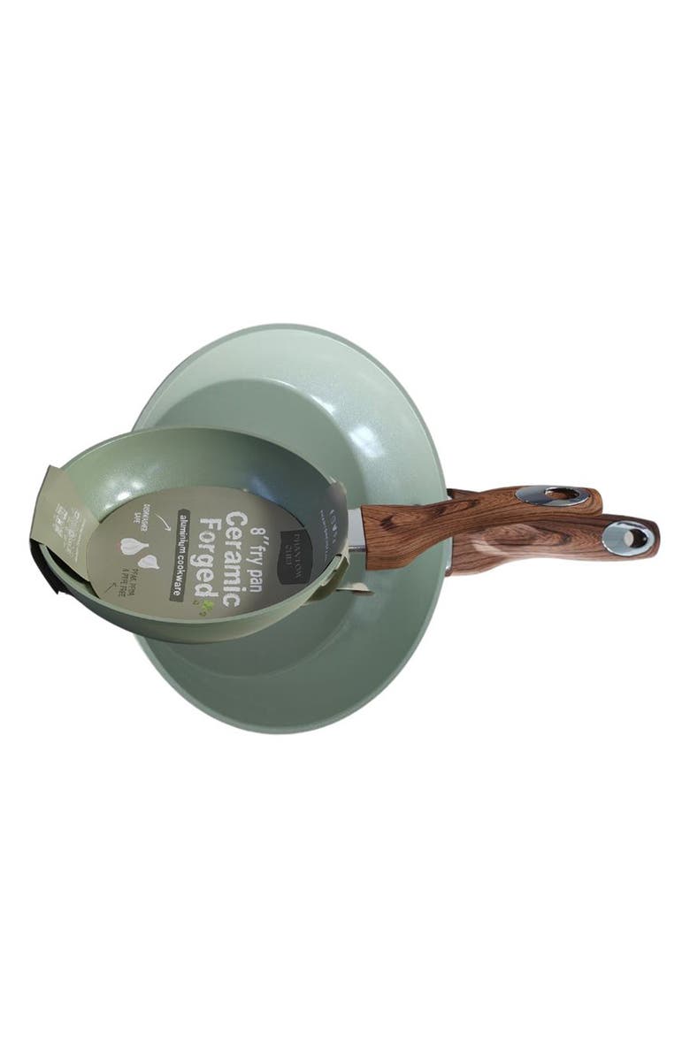 PHANTOM CHEF Set of 2 Grove Nonstick Fry Pans, Alternate, color, Sage