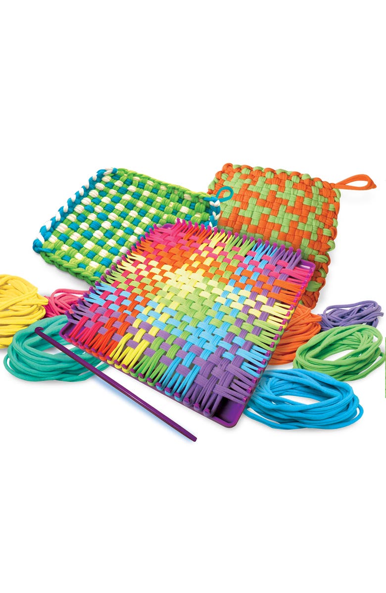 CRA-Z-ART Wonderful Weaves Weaving Loom, Kids, Alternate, color, Multicolored