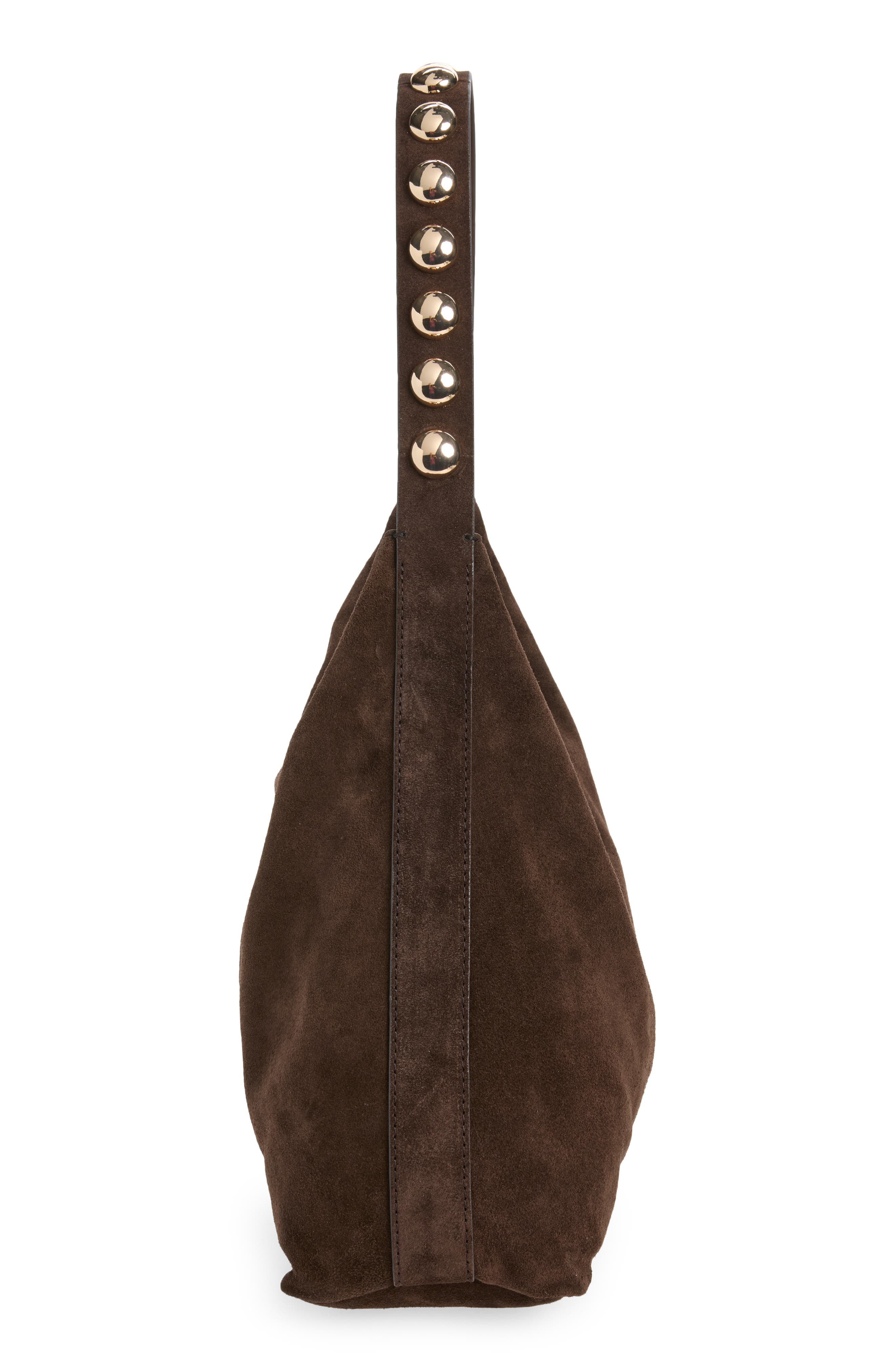 Stassie Suede Shoulder Bag, Alternate, color, TMORO