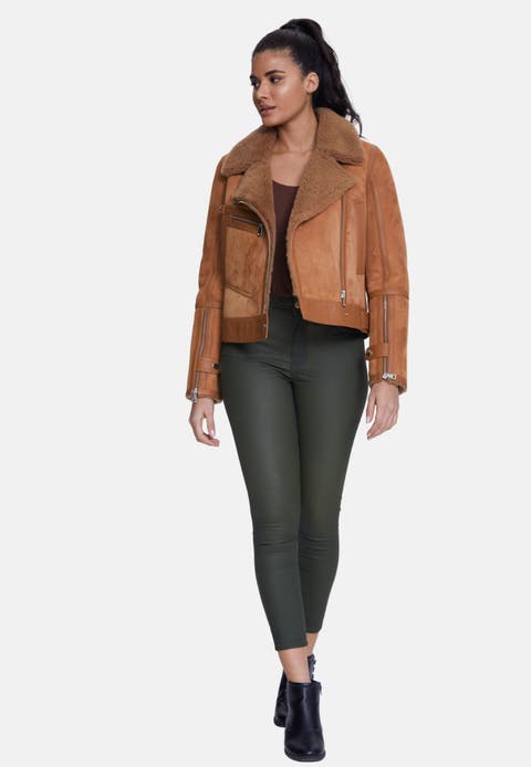 Eloise Suede Shearling Jacket
