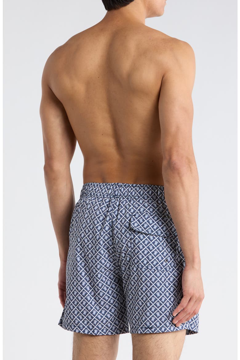4-Way Stretch Volley Swim Trunks, Alternate, color, NAVY