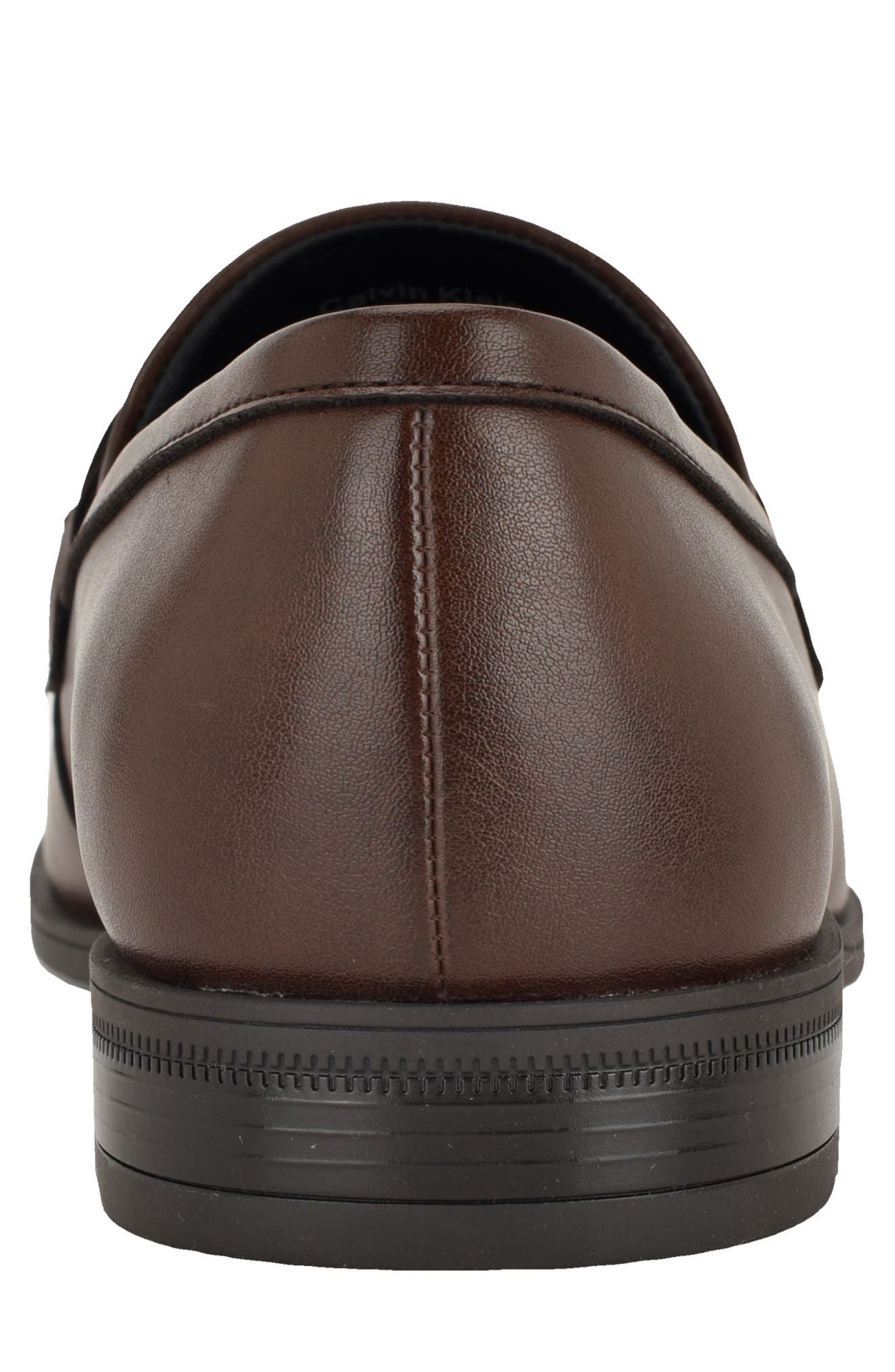 Manik Buckle Saffiano Loafer, Alternate, color, BROWN03