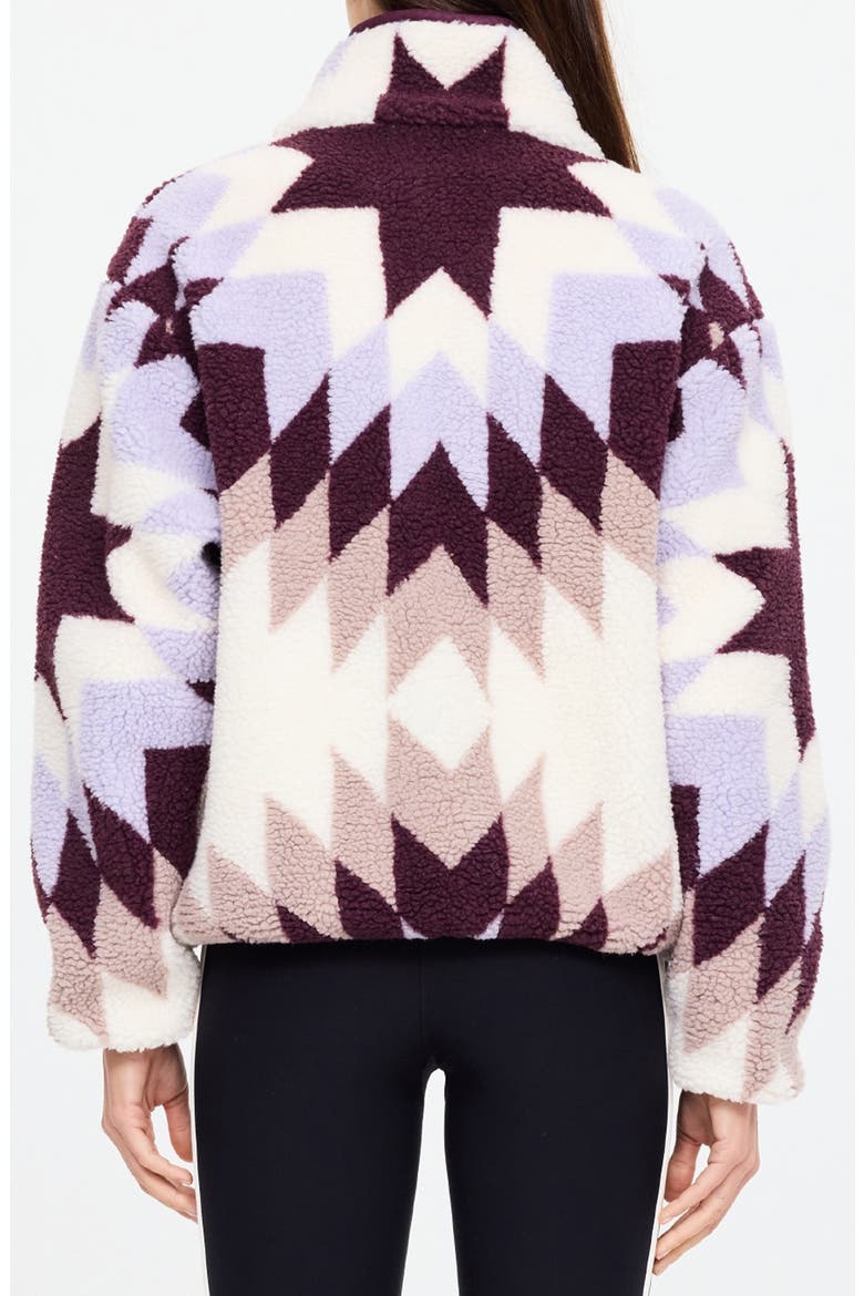 Harlow Fleece Quarter Zip Pullover, Alternate, color, GEO