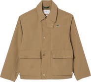 Lacoste Water Resistant Utility Jacket
