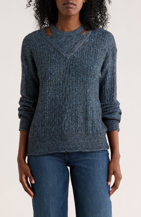Cutout Sweater