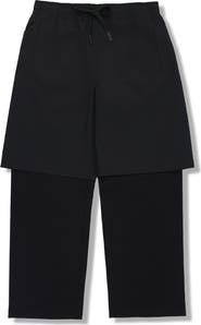 PLEASURES Stay Layered Cotton Drawstring Pants