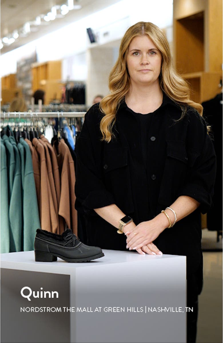 Belle Faux Fur Lined Waterproof Bootie, sales video thumbnail