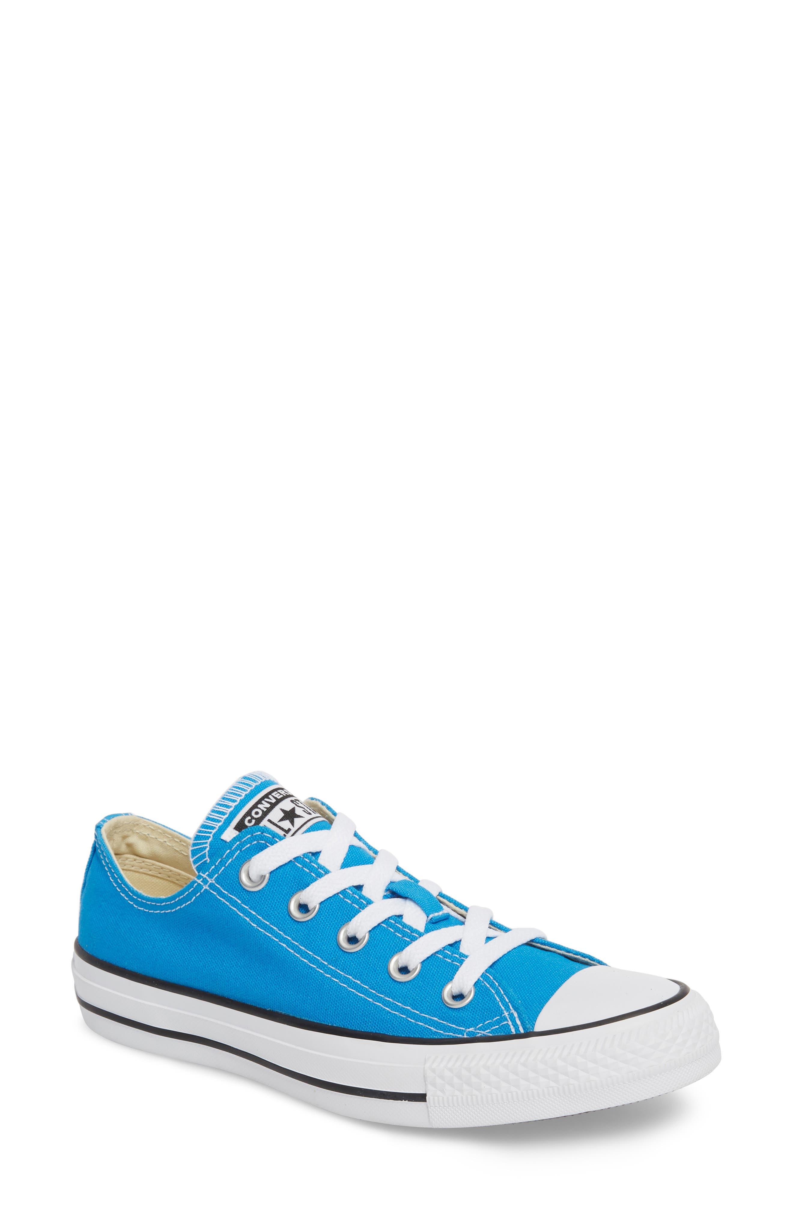 Gender Inclusive Chuck Taylor® All Star® Seasonal Ox Low Top Sneaker, Main, color, BLUE HERO