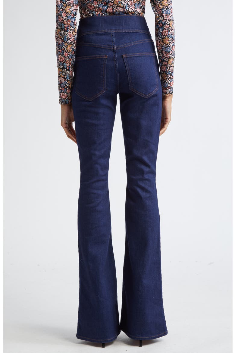 Beverly High Waist Skinny Flare Jeans, Alternate, color, WASHED OXFORD