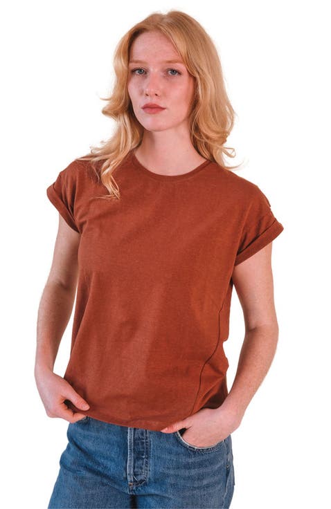 Jane Cuffed Hemp Tee