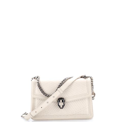 Serpenti Forever Shoulder Bag Quilted Leather Small