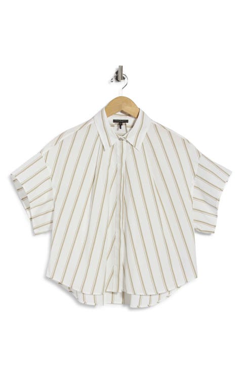 Maura Stripe Button-Up Shirt