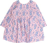 RuffleButts Knit Long Sleeve Twirl Dress