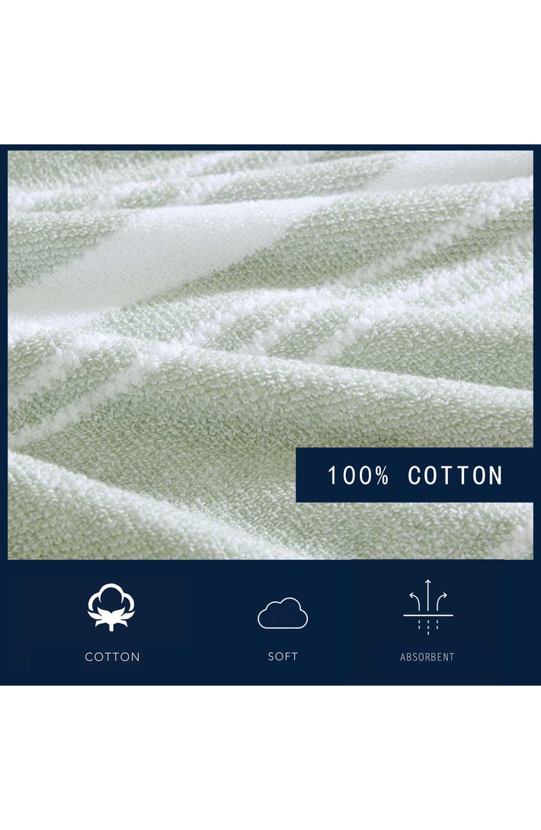 Nautica 6-Piece Cotton Towel Set, Alternate, color, Lt-Pastel Green