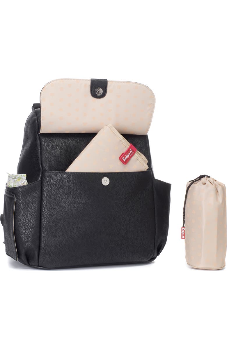 Babymel Robyn Convertible Faux Leather Diaper Backpack, Alternate, color,