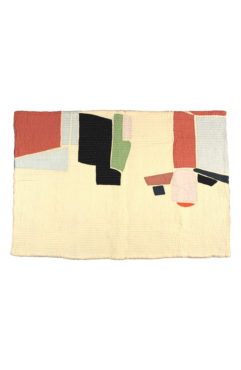 Cold Picnic Midnight Dinner Reversible Quilt, Alternate, color,