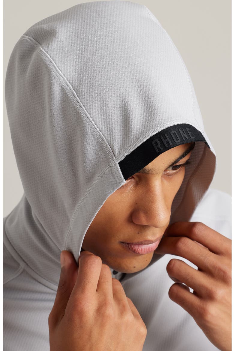 Clubhouse Performance Quarter Zip Hoodie, Alternate, color, SLEET GRAY