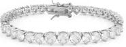 CHLOE AND MADISON Cubic Zirconia Tennis Bracelet