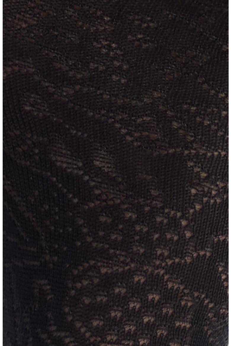 Sweet Florence Lace Socks, Alternate, color, BLACK