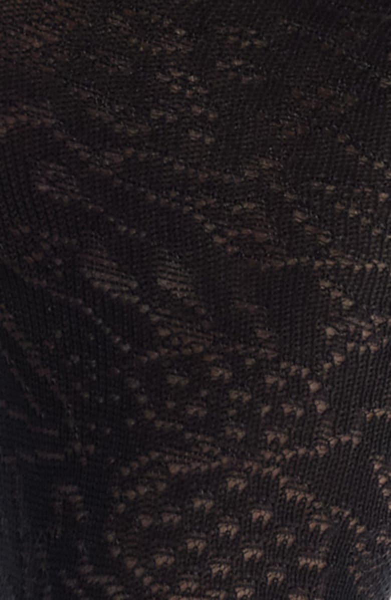 Stems Sweet Florence Lace Socks, Alternate, color, Black