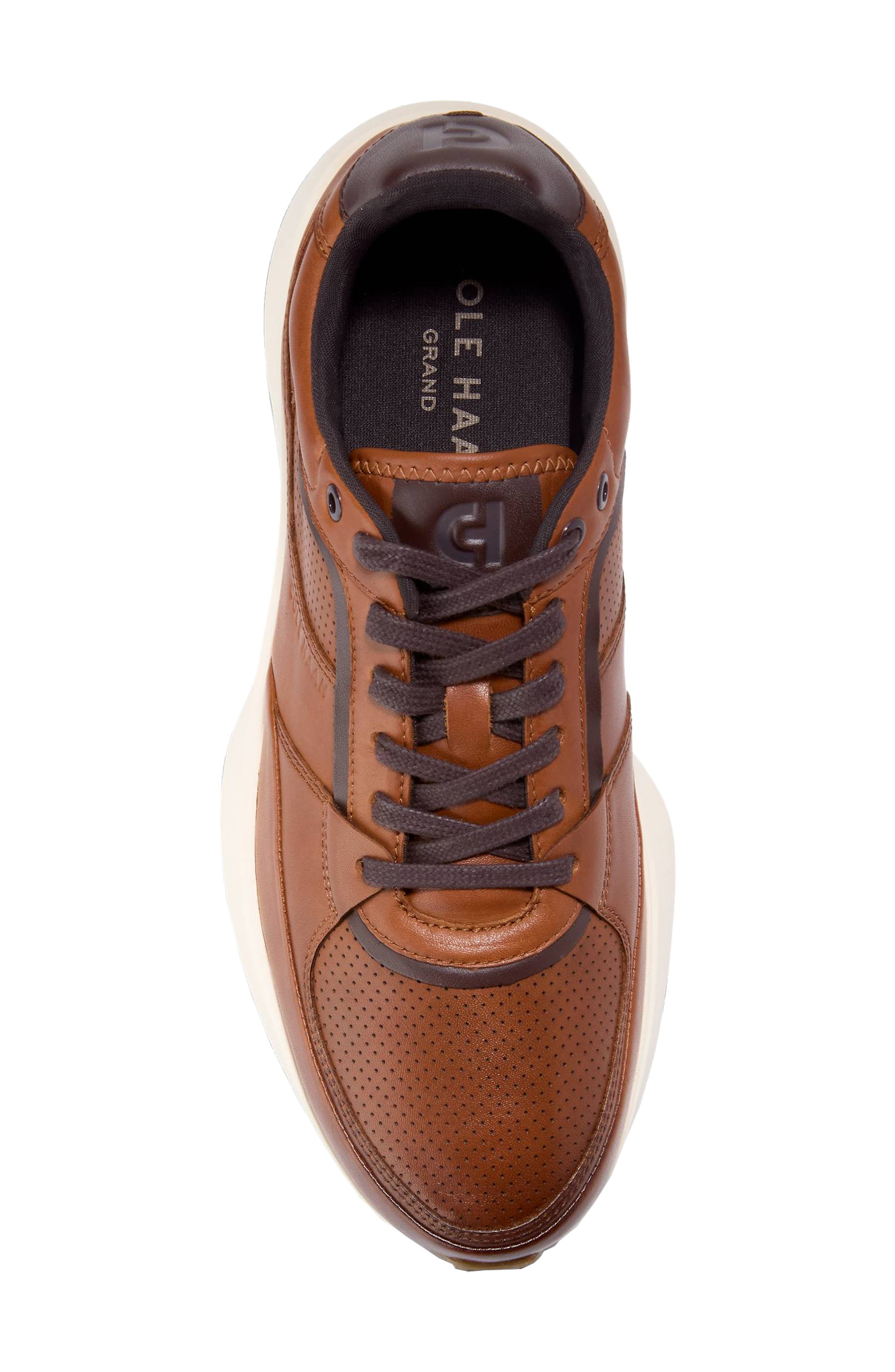 Cole Haan Grand Crosscourt Downtown Sneaker, Alternate, color, British Tan / Madeira / Ivory