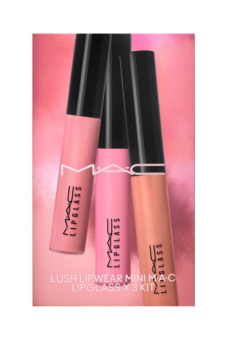 Boldly Bare Mini Lipglass Lip Gloss Set $45 Value, Alternate, color, NEUTRAL