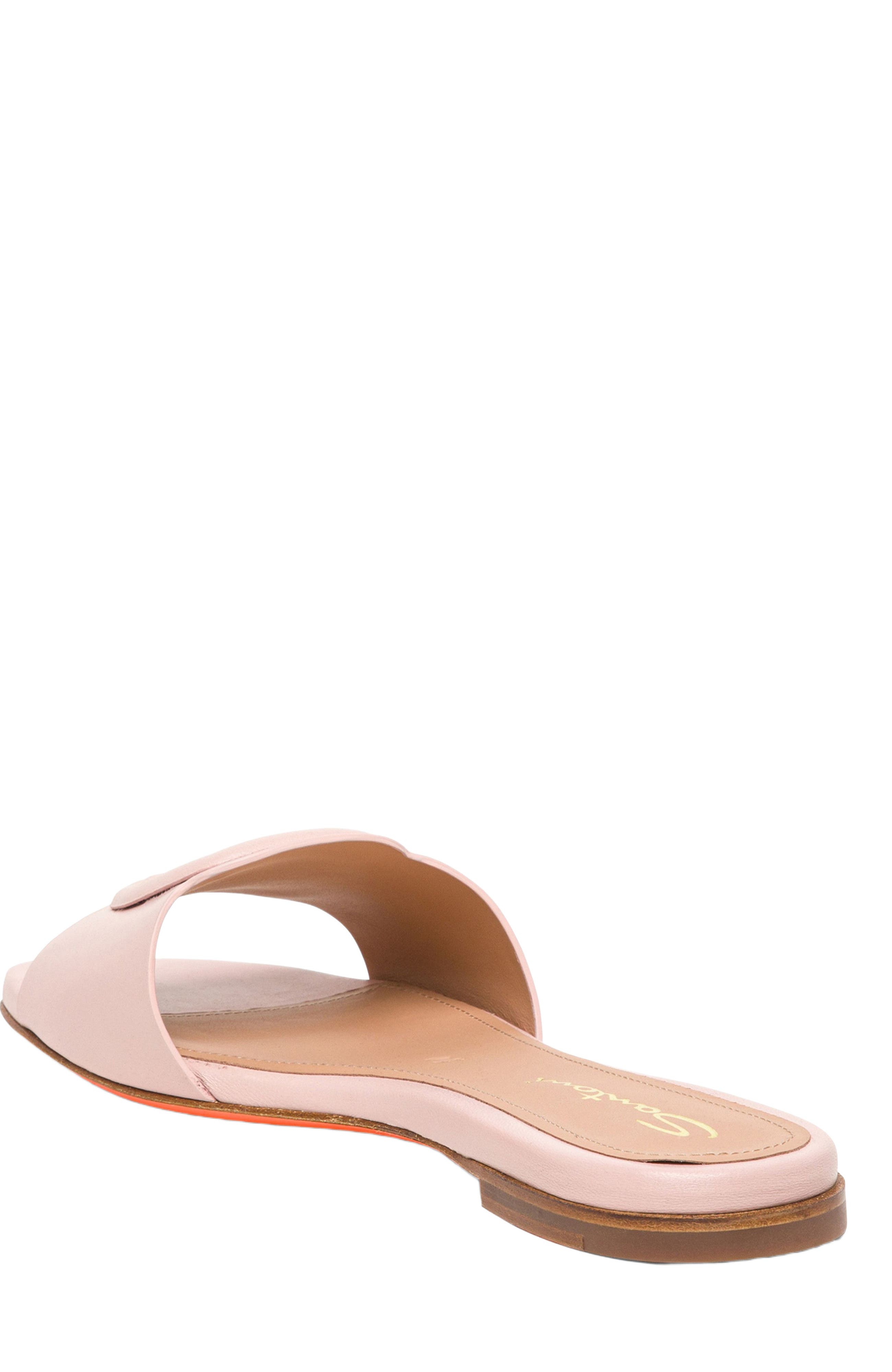 Santoni Women's slide sandal, Alternate, color, Pink