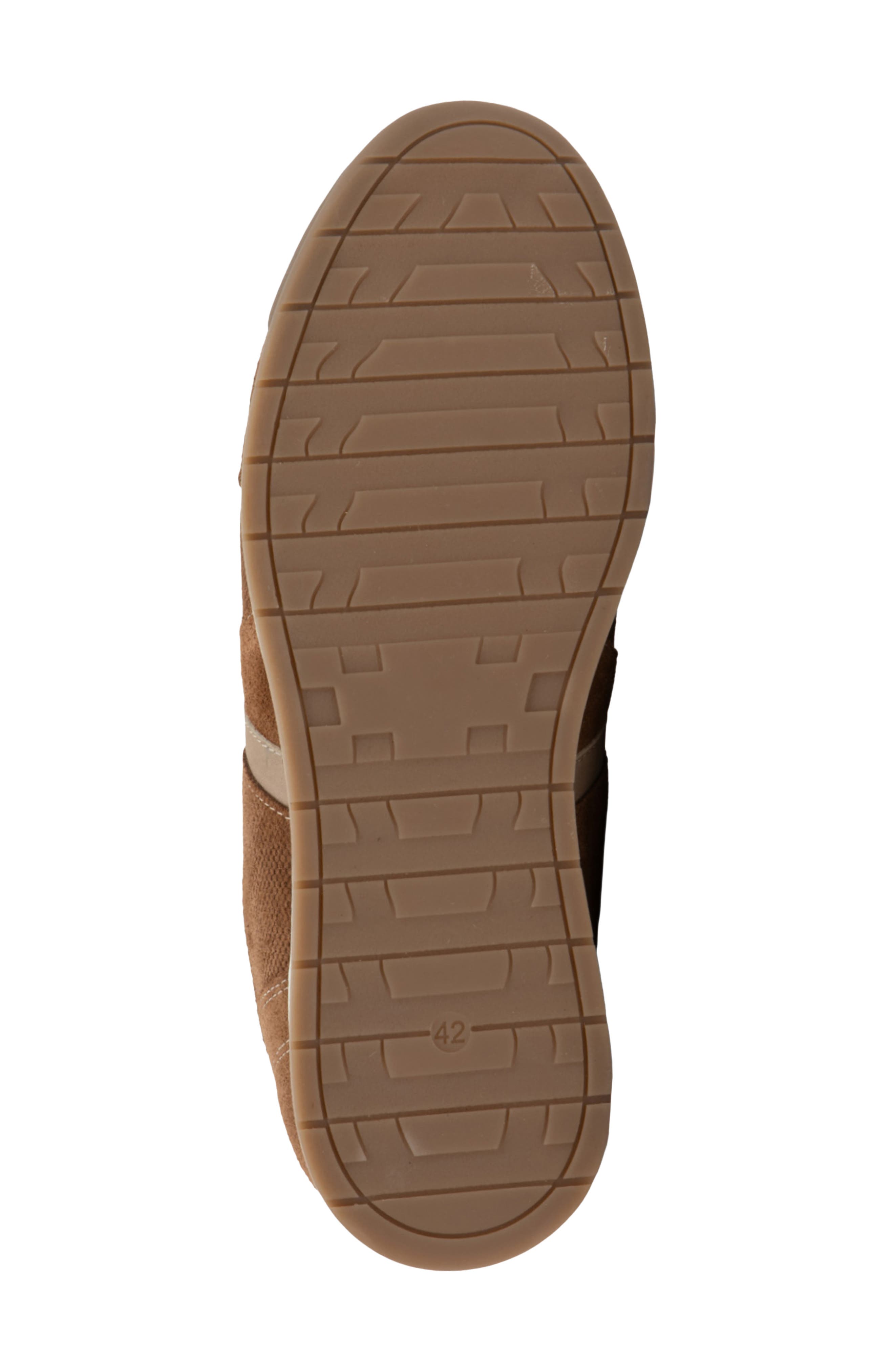 Spin Sneaker, Alternate, color, BROWN SUEDE COMBO