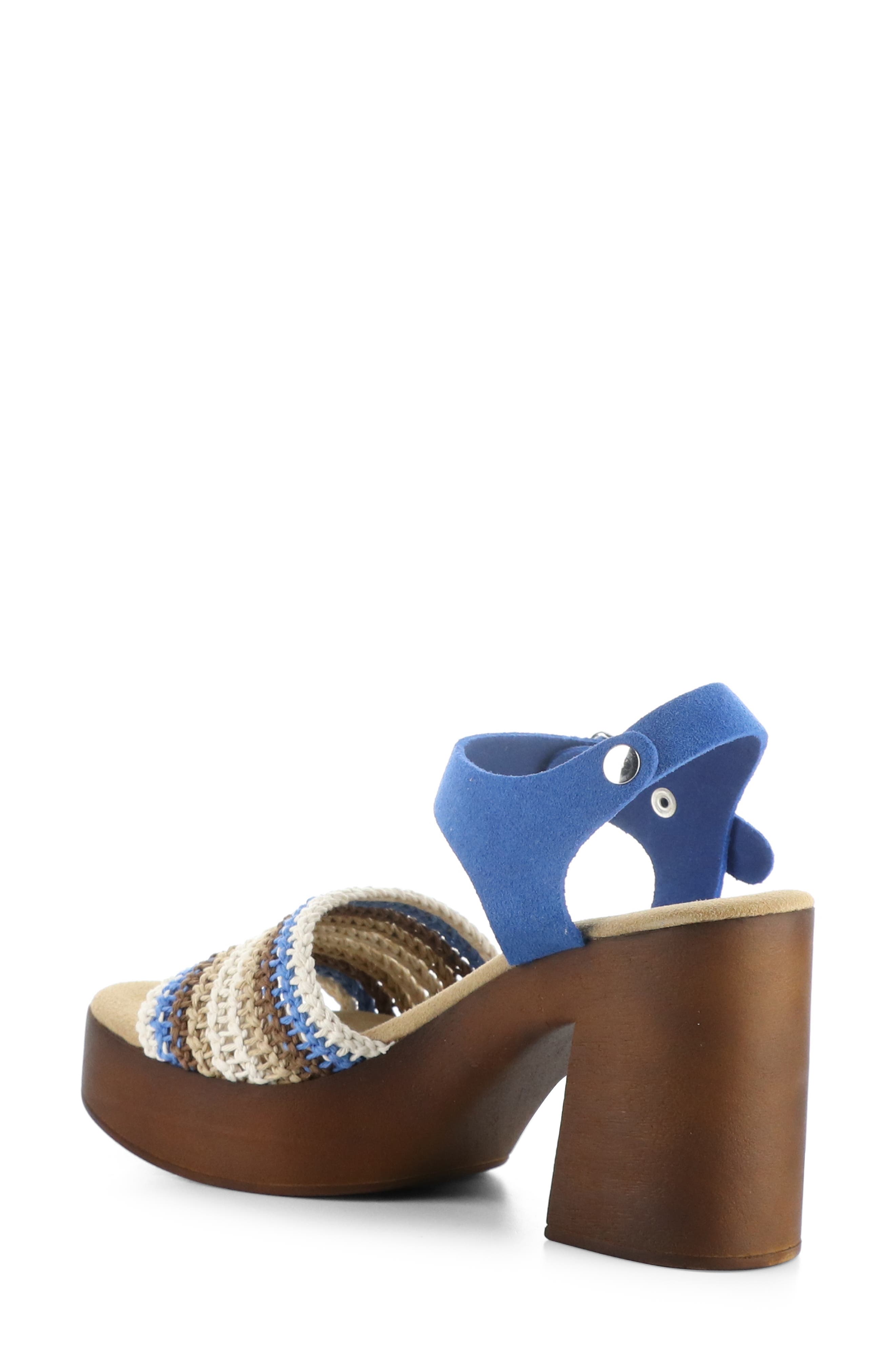 Bos. & Co. Reny Ankle Strap Platform Sandal, Alternate, color, 