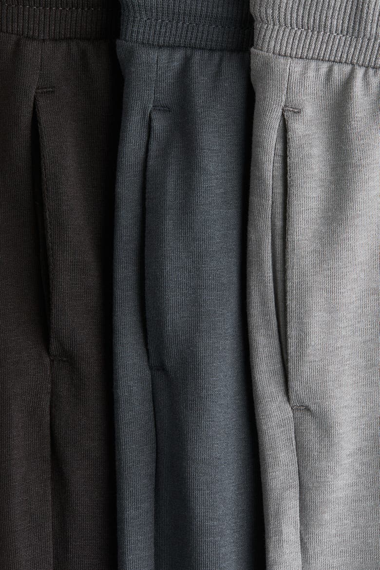 3-pack Joggers, Alternate, color, Gray/dark gray
