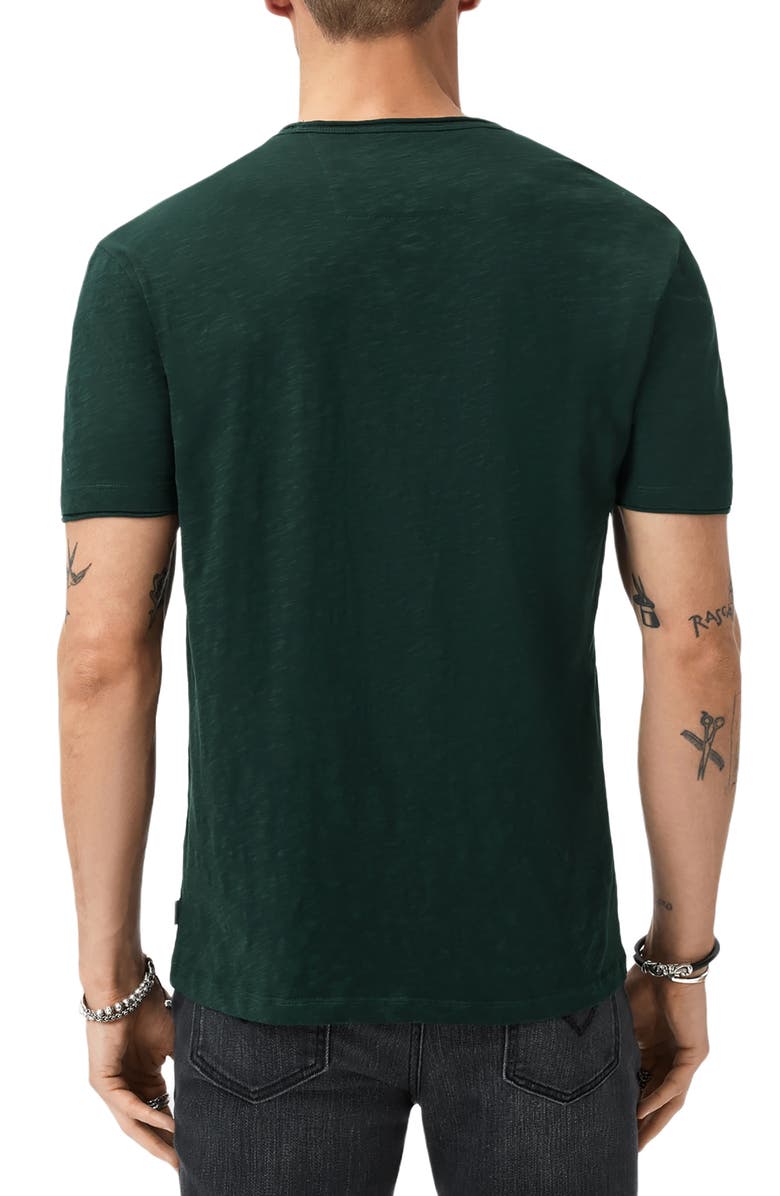 John Varvatos Miles Slub Organic Cotton T-Shirt, Alternate, color, Seaweed