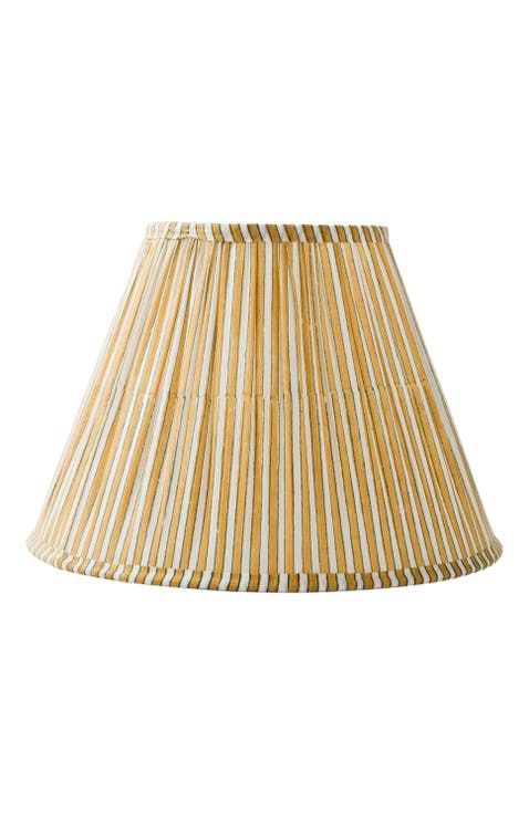 Candystripe Pleated Lamp Shade