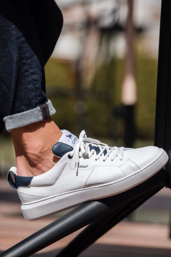Club Leather Sneakers 02, Alternate, color, White / Navy