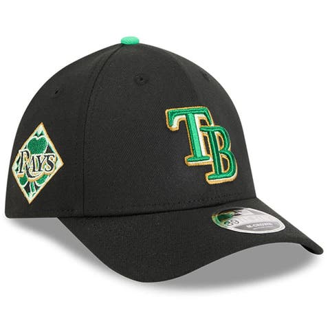 Men's New Era  Black Tampa Bay Rays 2026 St. Patrick's Day 39THIRTY Flex Hat