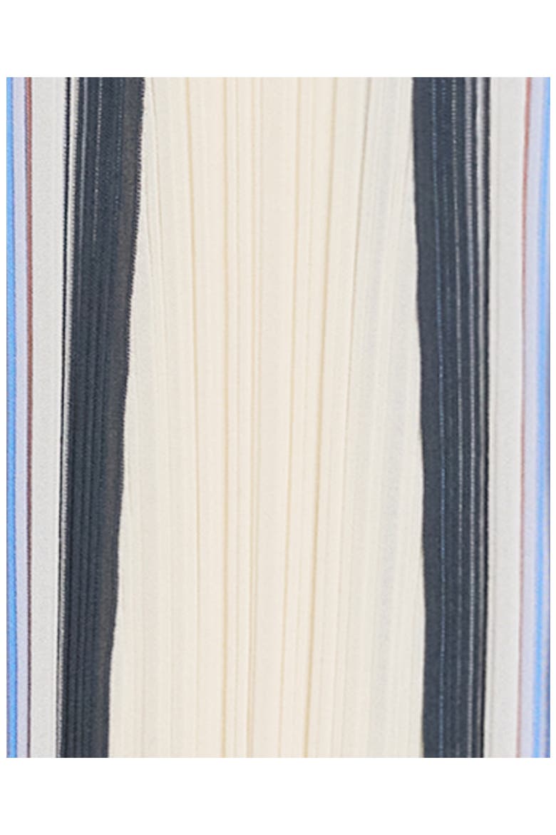 Drape Cotton Blend Ribbed Tank Dress, Alternate, color, IVORY MULTI - CHK