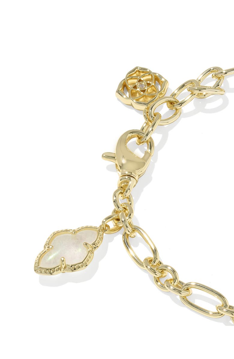 Kendra Scott Icon Charm Bracelet, Alternate, color, Gold Neutral Mix