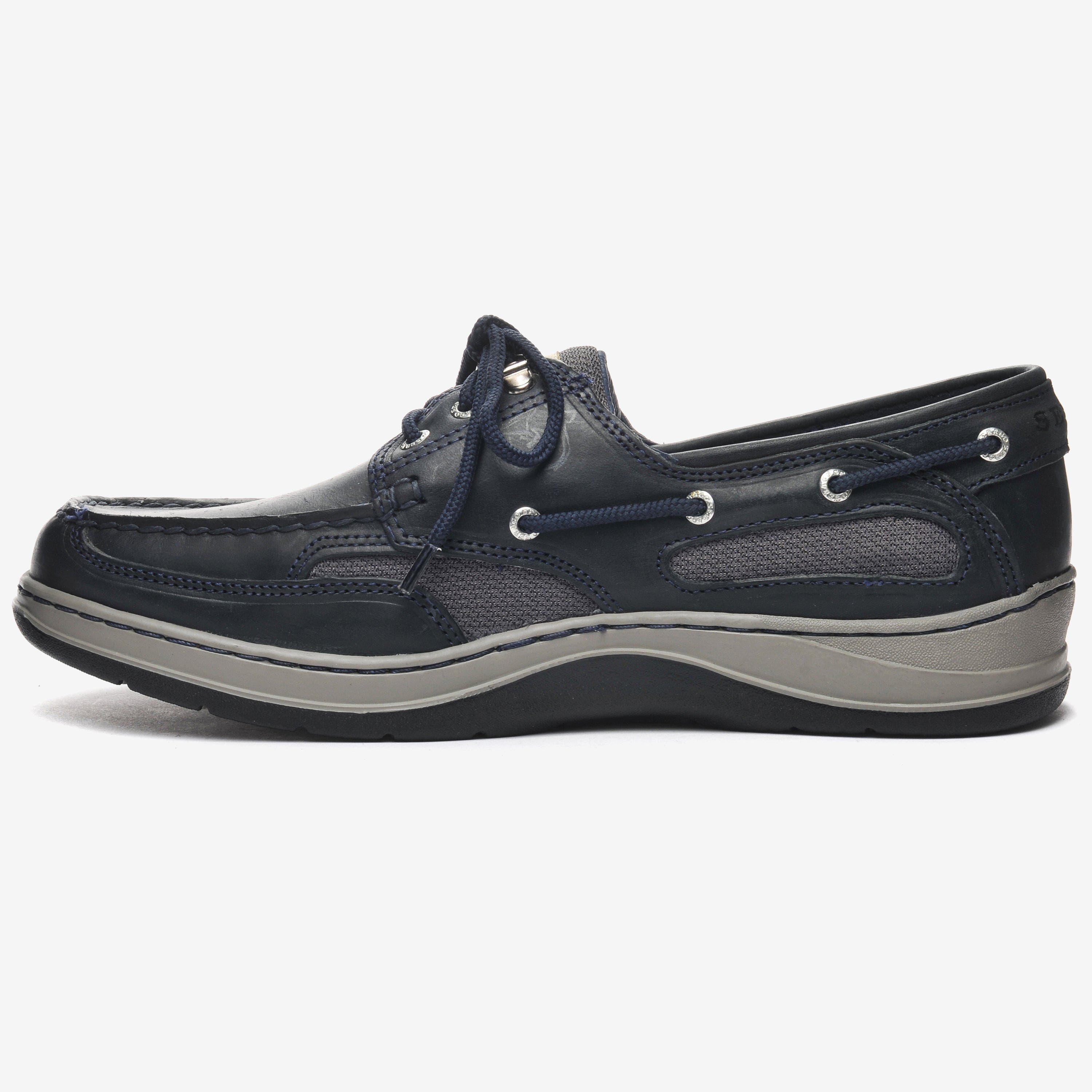 Sebago Clovehitch II Fgl Waxed Boat Shoes, Alternate, color, Blue Navy-Dk Grey
